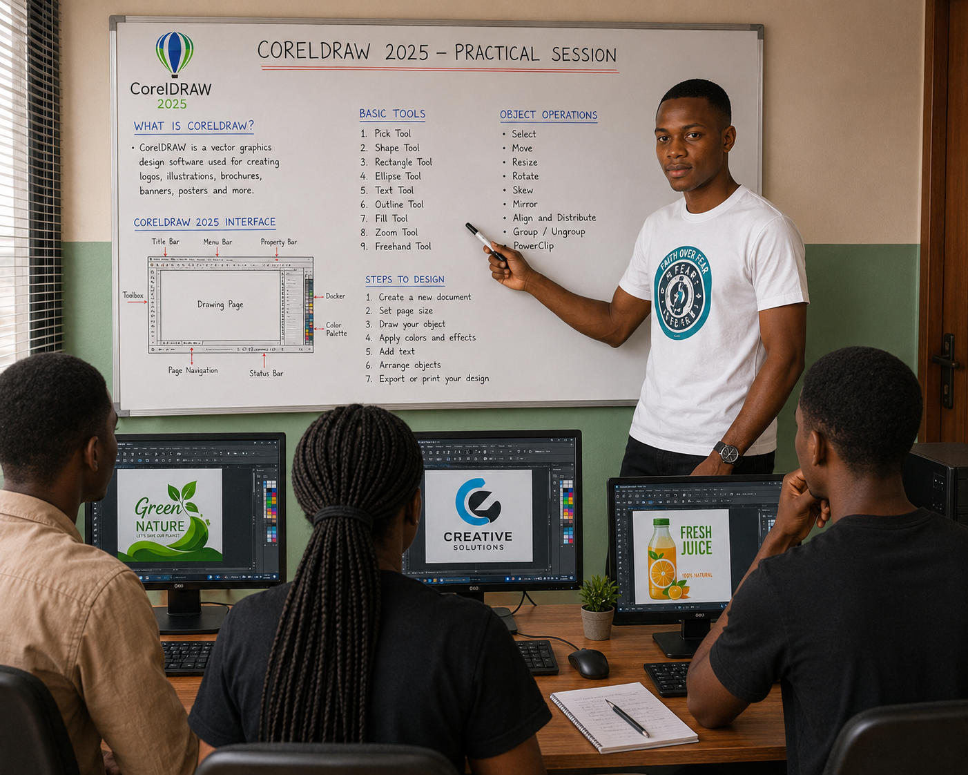 Computer training at Ascopy Computer School
